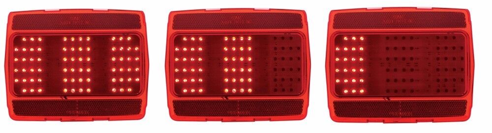 NEW 1965 - 1966 Mustang LED Tail Lights PAIR Both left & right side Sequential 
