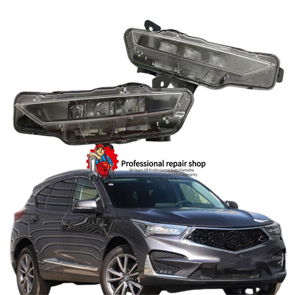 OEM For Acura RDX ILX 2019-22 Pair Left Right LED Fog Lights Bumper Lamp Driving