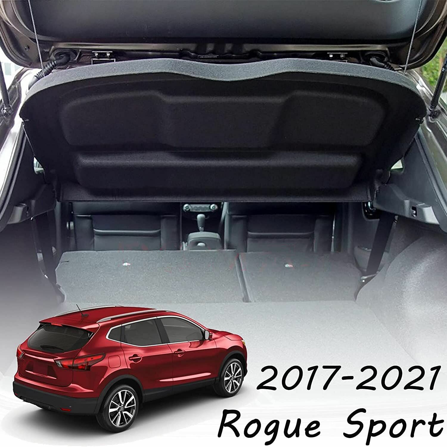 FOR 2017-2022 Nissan Rogue Sport PARCEL SHELF SECURITY CARGO COVER TRUNK SHIELD