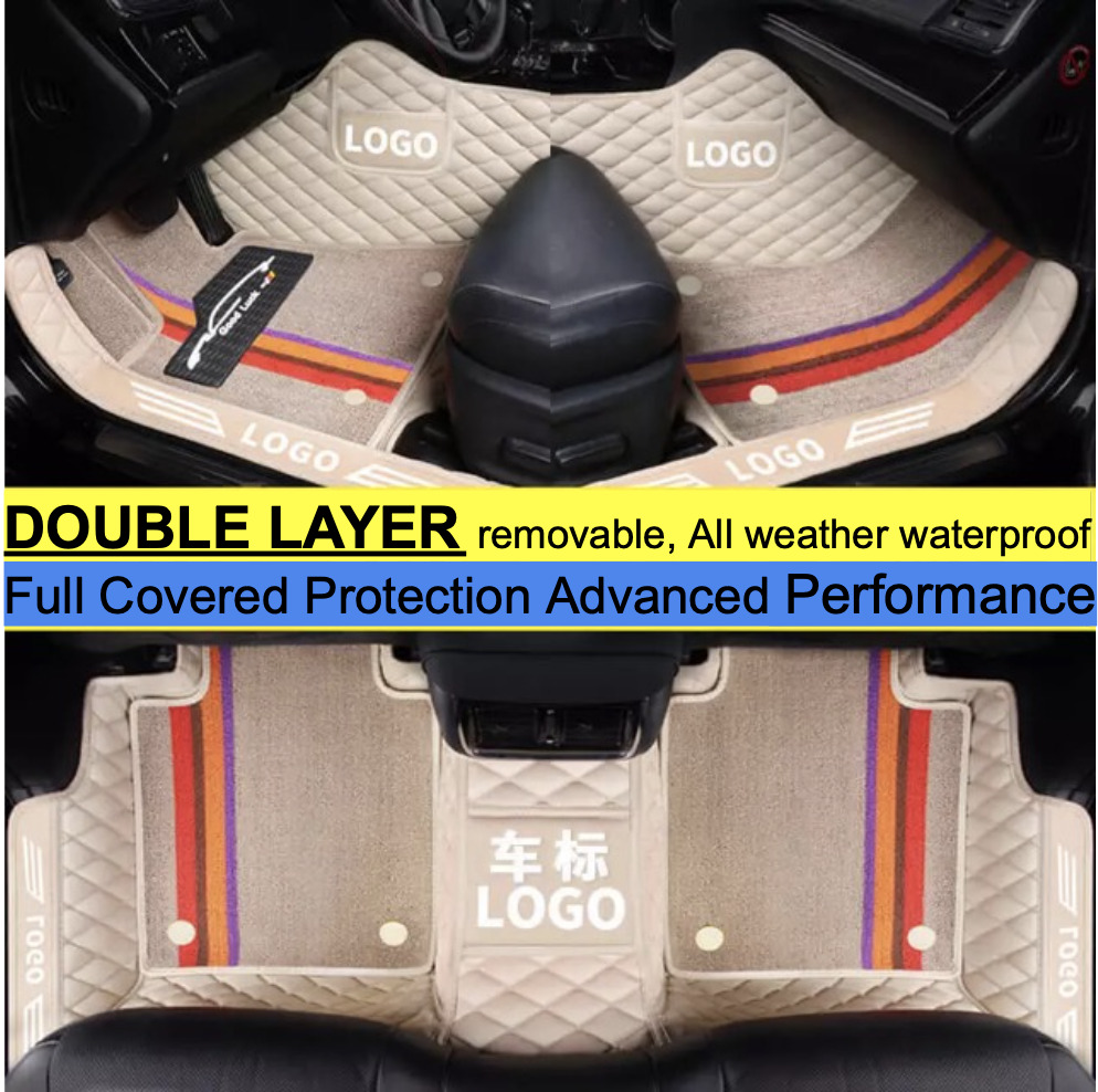 Benz s550 s560 DOUBLE LAYERED Car Floor Mat 2014/2015/2016/2017/2018/2019/2020