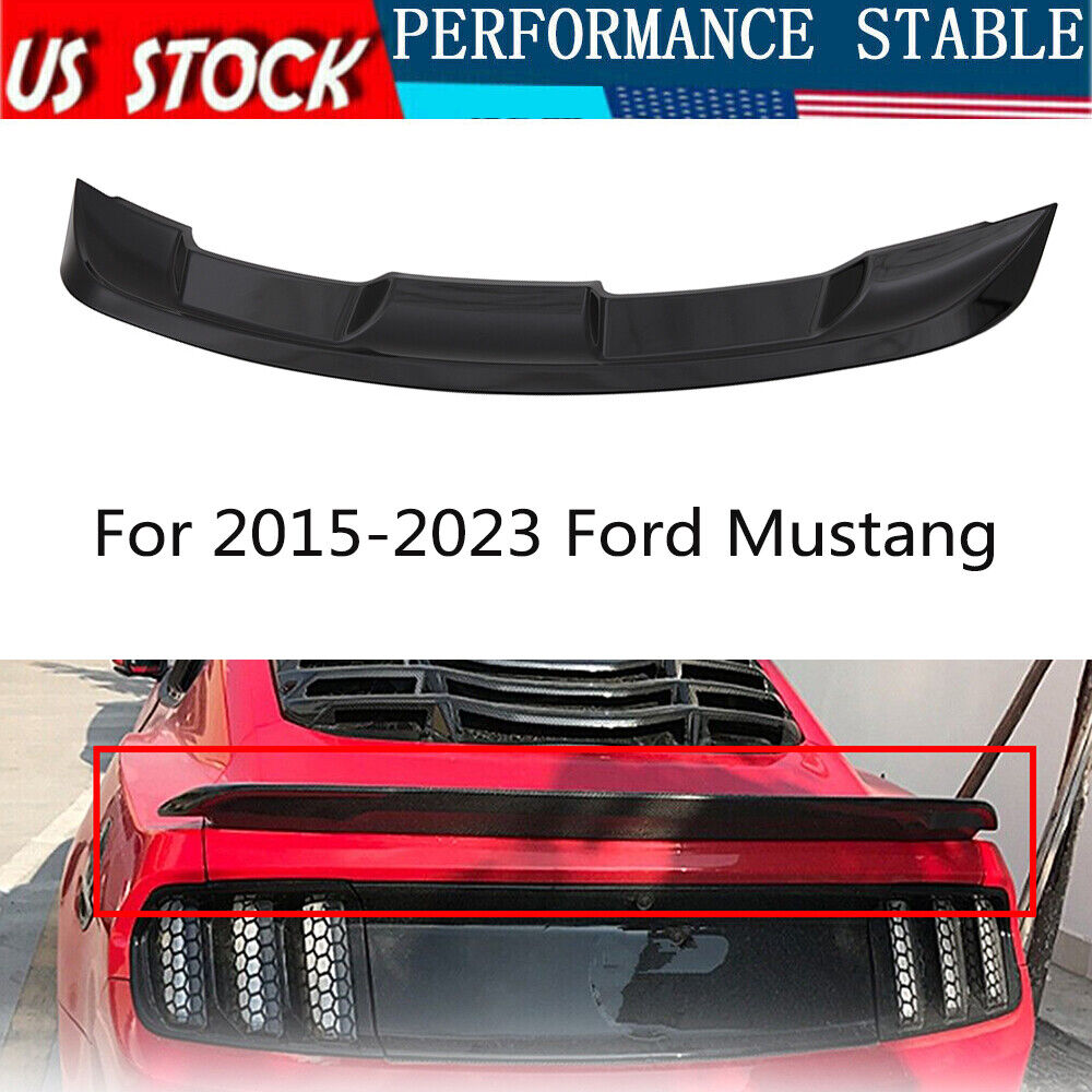 For Ford Mustang 2015-2022 2Door GT500 Style Rear Spoiler Trunk Wing Gloss Black