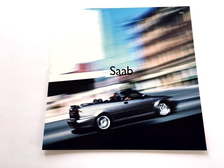 2002 Saab 93 95 Original Car Sales Brochure - Viggen Convertible 9-3 9-5