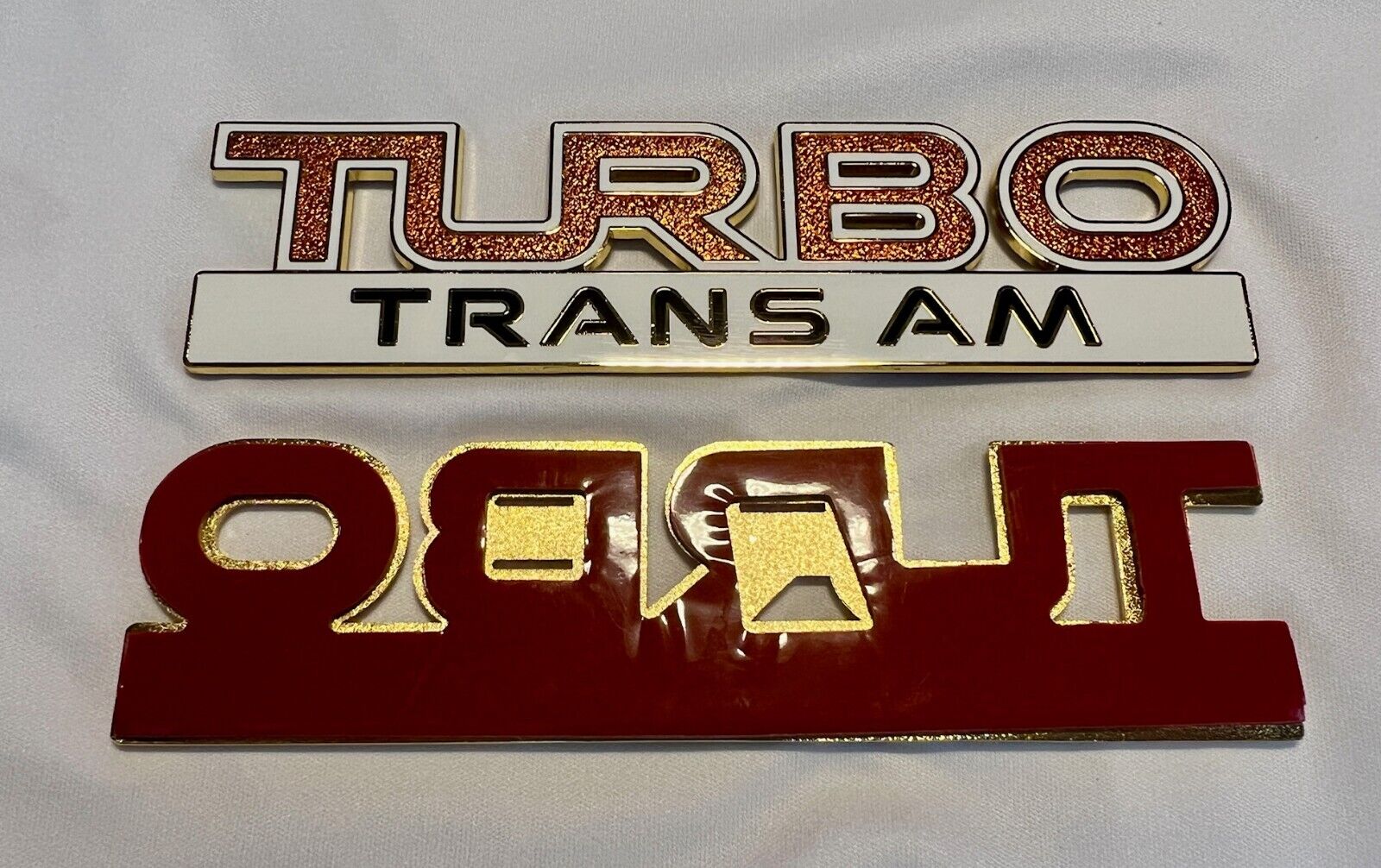 1989 Pontiac Turbo Trans Am Fender Emblem with adhesive  backing