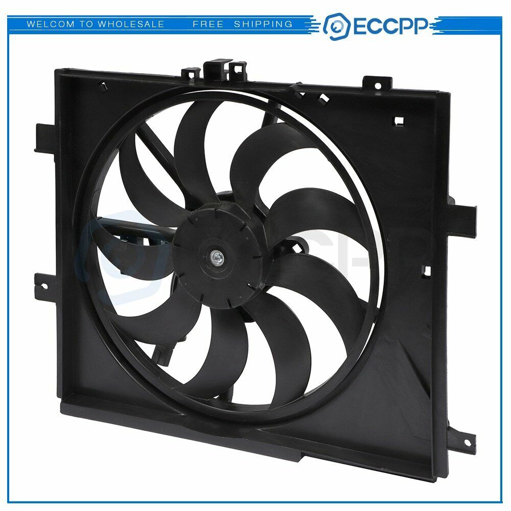 Electric Radiator Cooling Fan Assembly For 2015 2016 2017-2019 Nissan Micra