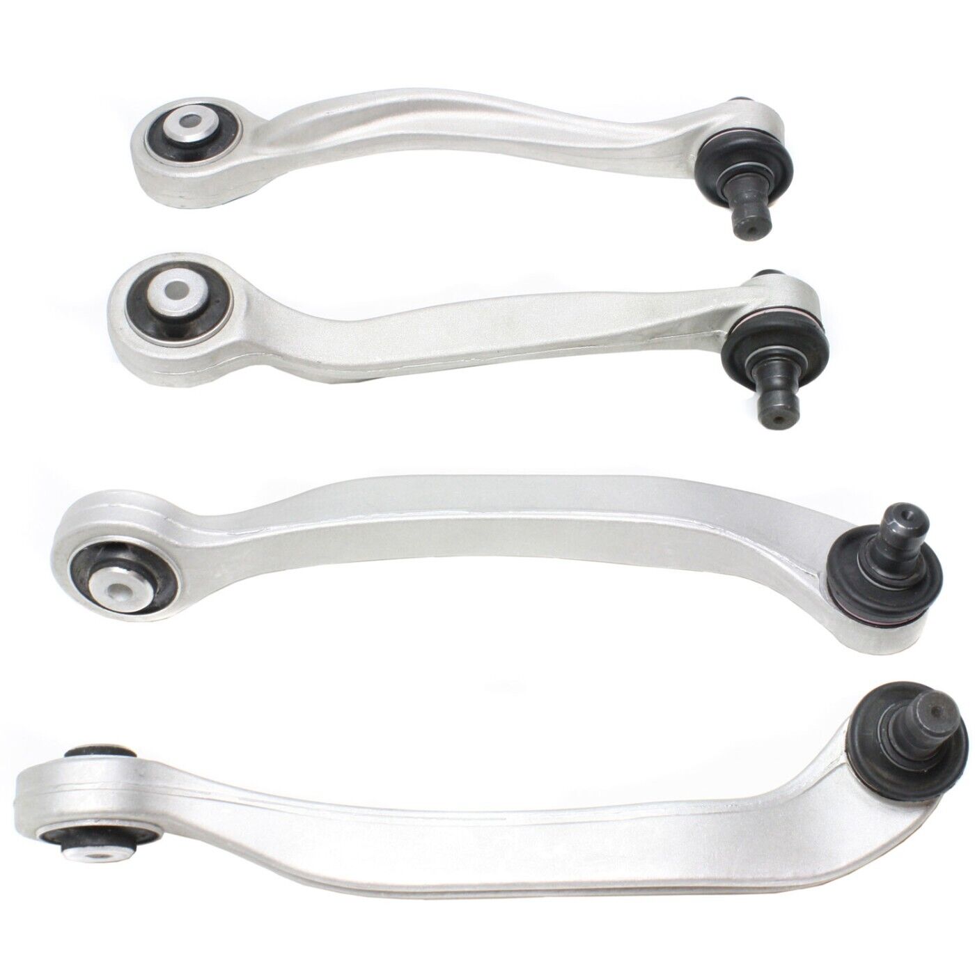 Control Arm Kit For 04 Audi A8 Quattro Front Upper Frontward & Rearward Set of 4
