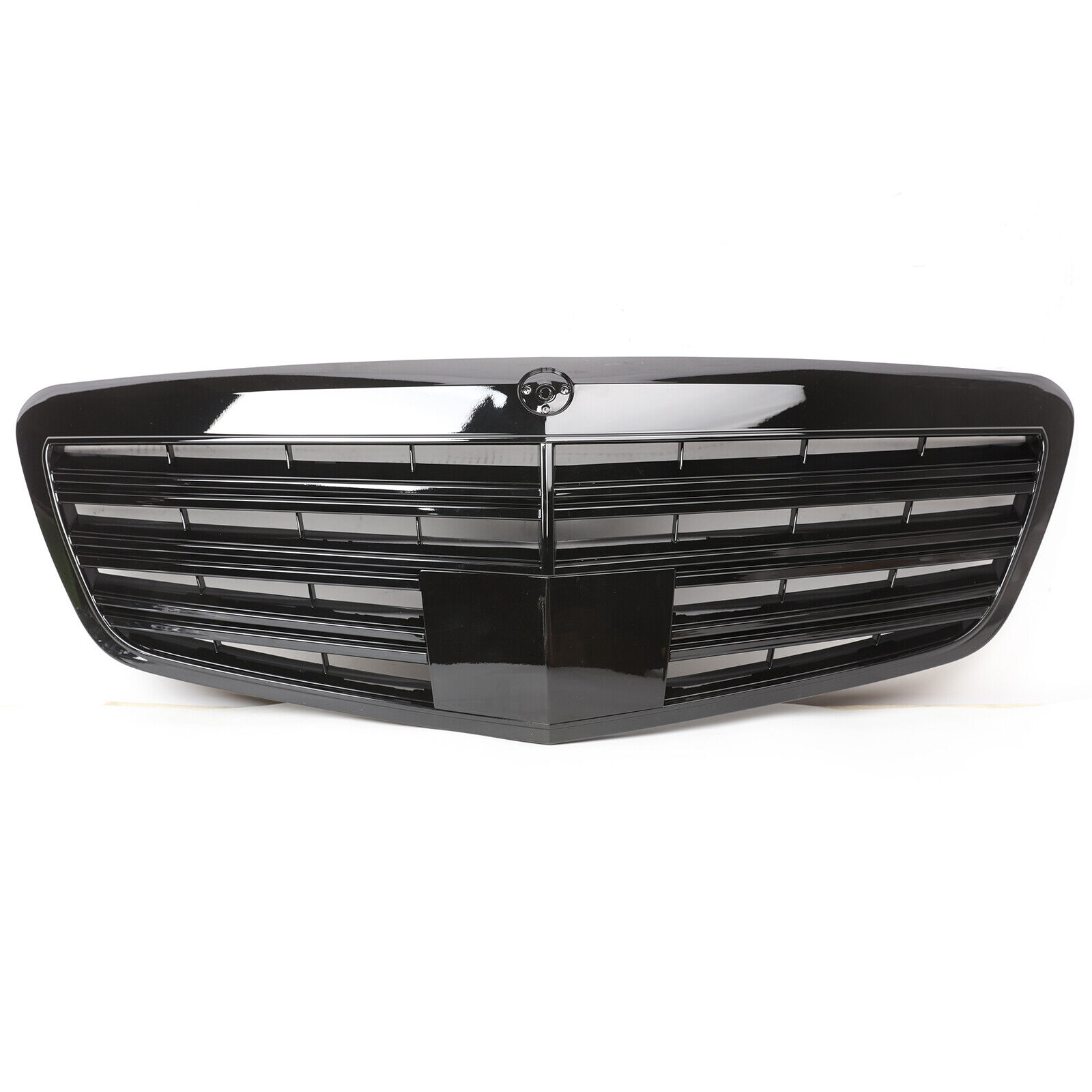 Gloss Black AMG style Front Grille Grill for Mercedes Benz S-Class W221 2010-13