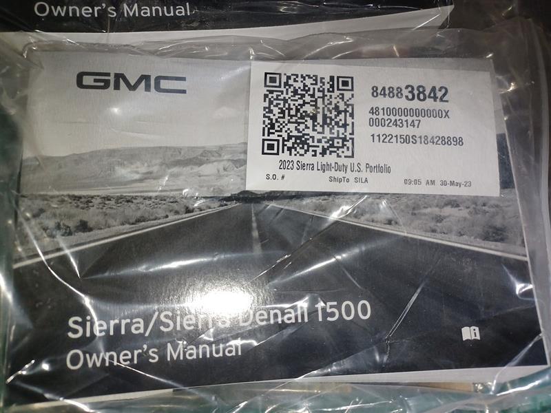 2023 GMC Sierra and Sierra Denali 1500 Owners Manual 84883842 2827907