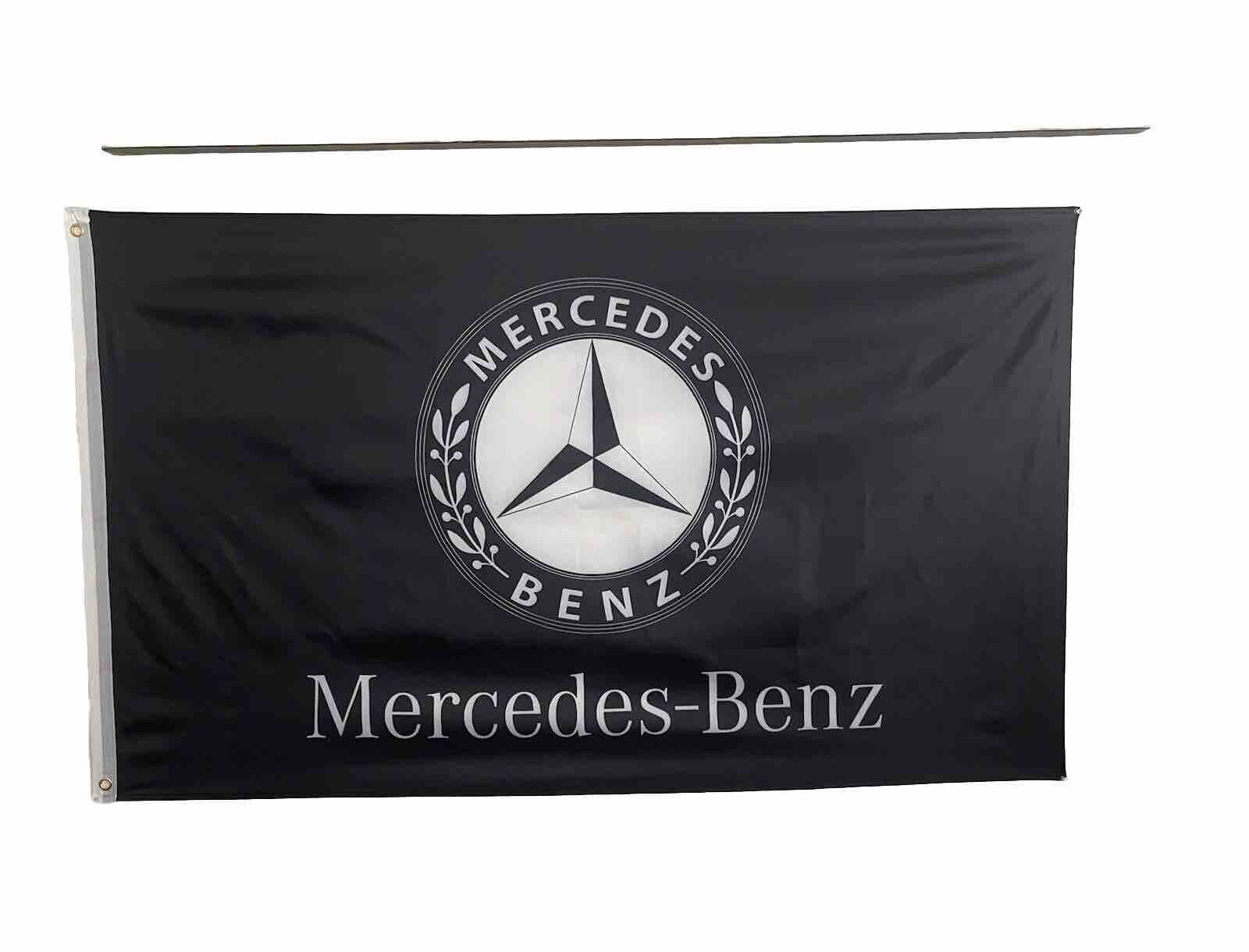 Mercedes-Benz Flag 3x5Ft Shop Garage AMG C63 E63 S63 E55 G Wagon Sprinter GLC EQ