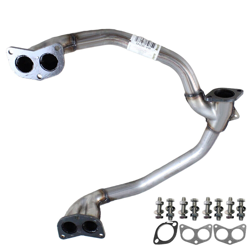 Front Y-Pipe with bolts fits: 93-06 Baja Forester Impreza Legacy Outback 9-2X