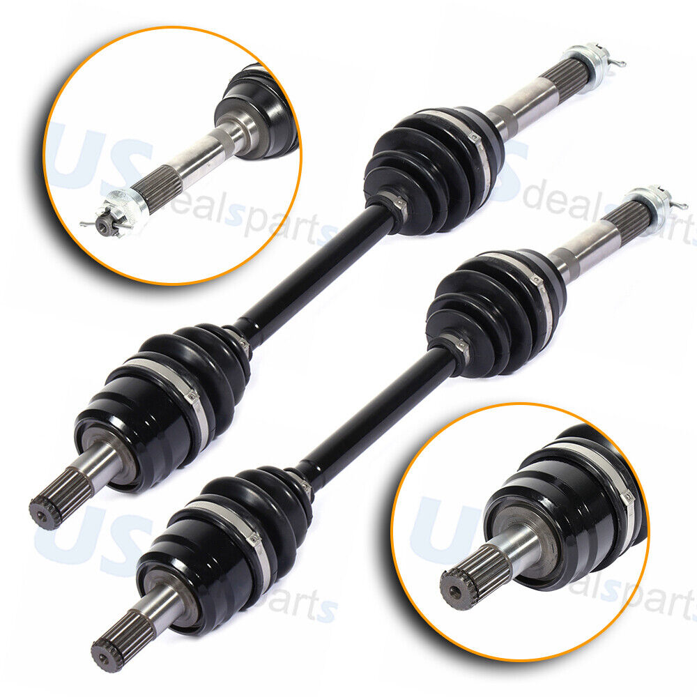 2Pc Front CV Joint Axles For 2005 2006-2016 Kawasaki Mule 610 2017-2018  Mule SX