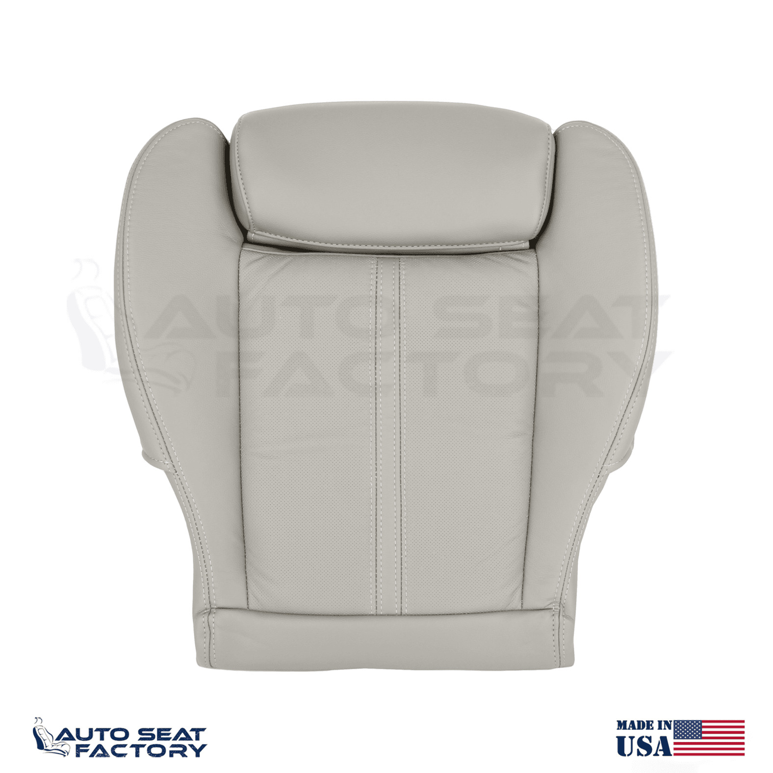Fits 2010 - 2016 Cadillac SRX Front Driver Bottom Vinyl Seat Cover Perforated