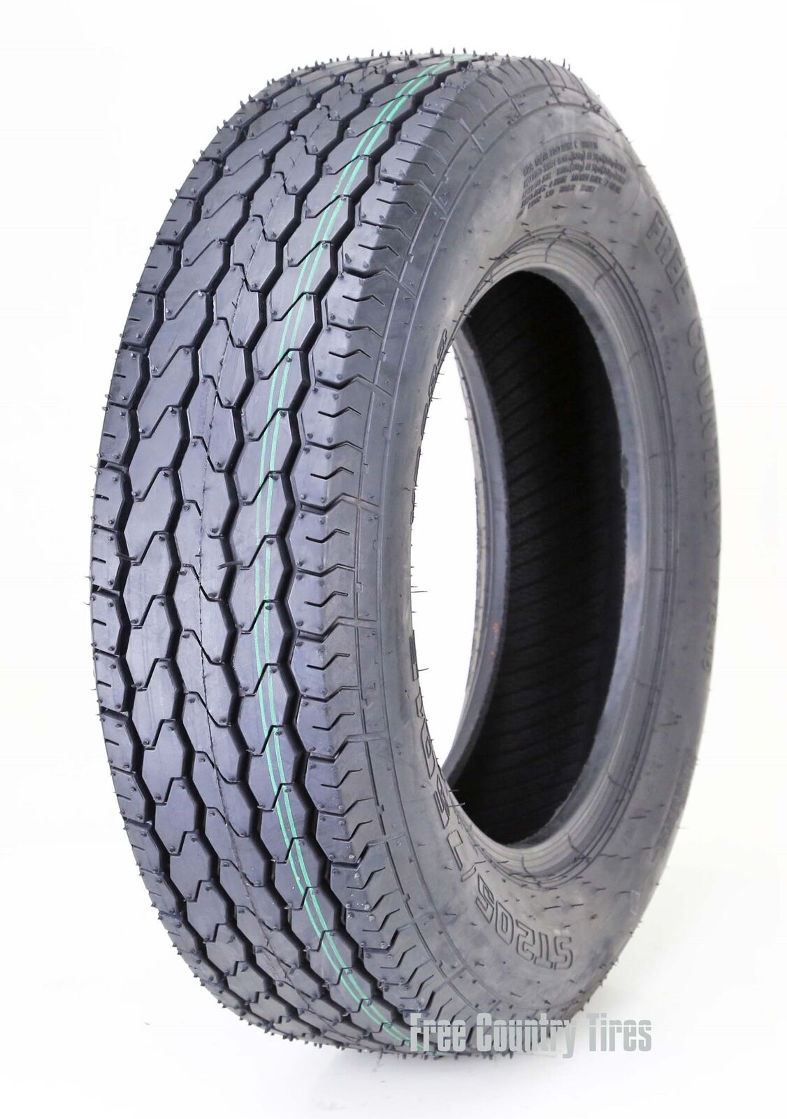 One New Free Country Trailer Tire ST205/75D15 205 75 15 F78-15 Bias 6PR LR C