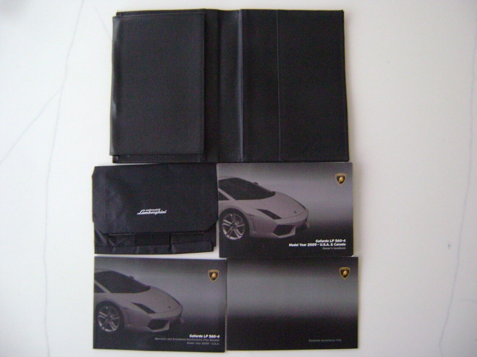 2009 Lamborghini Gallardo LP 560-4 Owners Manual - SET Genuine (USA & Canada)