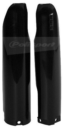 Polisport Front Fork Guards Plastic Black YZ125 YZ250 YZ250F YZ450F 2005-2007