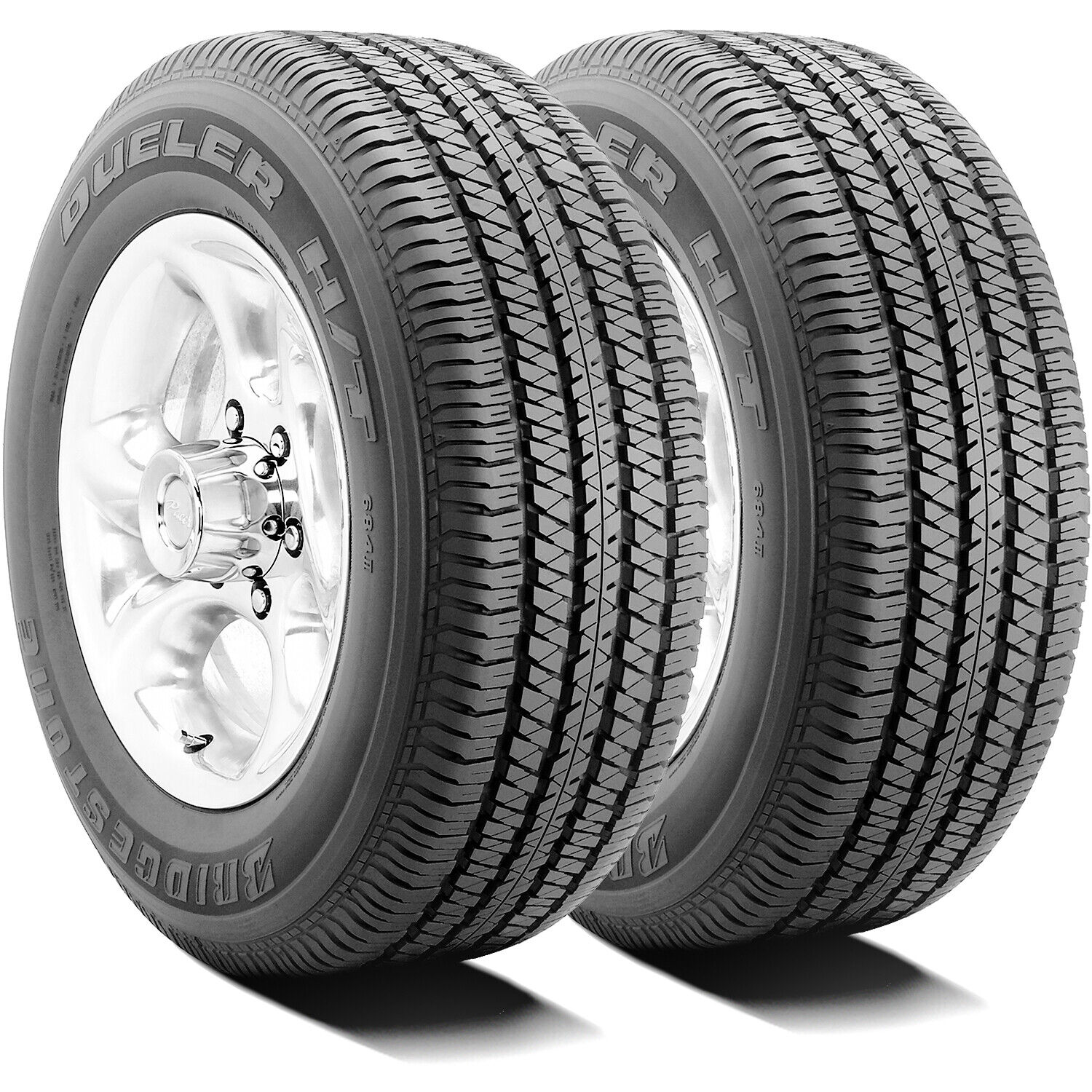 2 Tires Bridgestone Dueler H/T 684 II 265/70R17 113S (OE) AS Take Off (New)