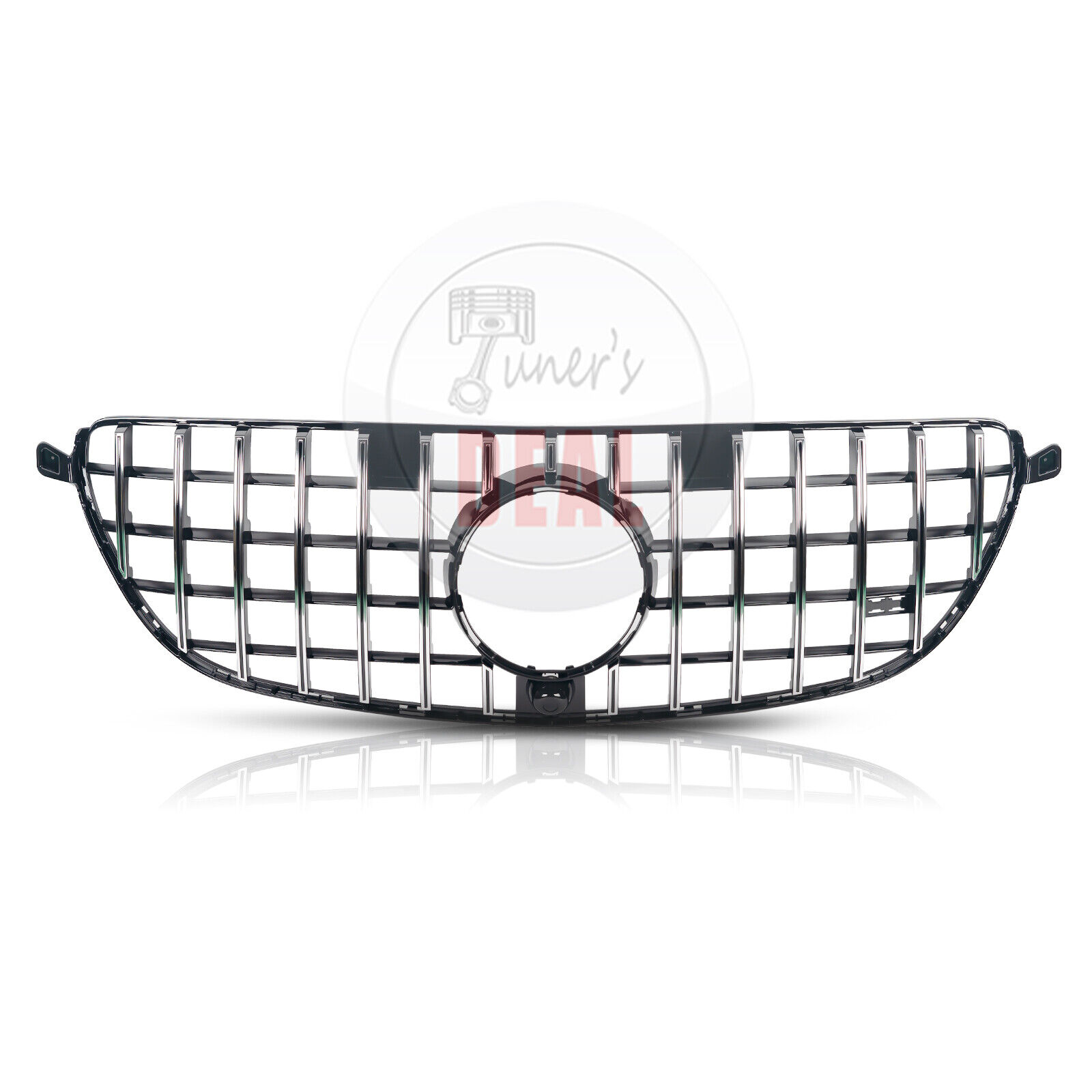 GLE63 AMG ONLY GRILLE For 2016-2019 Mercedes Benz Coupe Chrome Black Gt grill