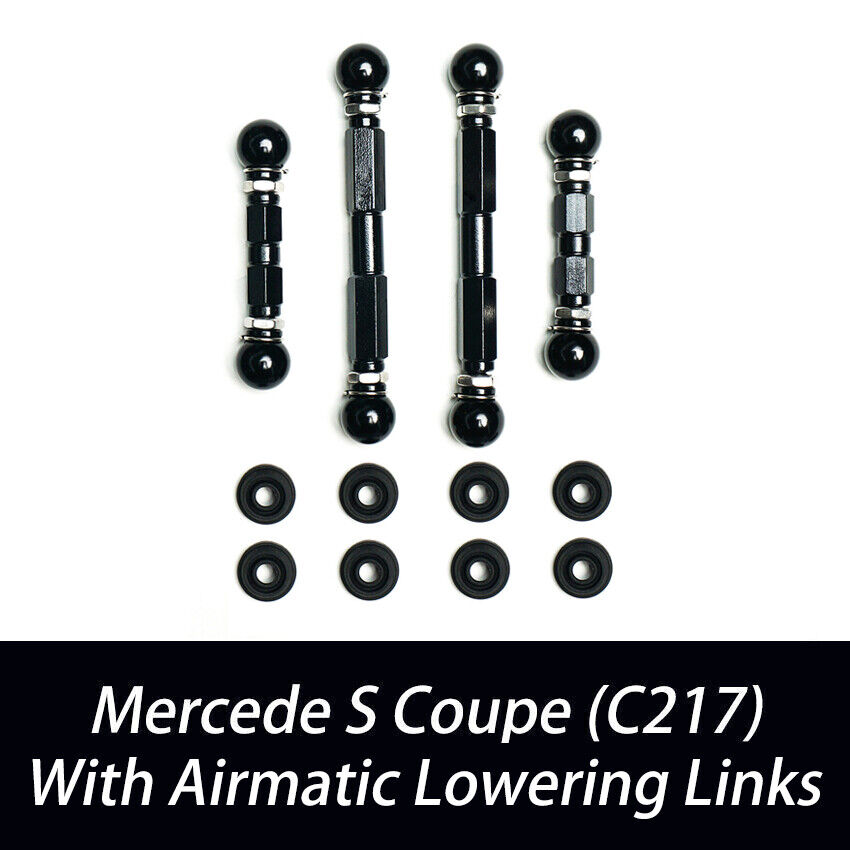 FOR MERCEDES BENZ S 550 COUPE C217 ADJUSTABLE LOWERING LINKS SUSPENSION KIT W222