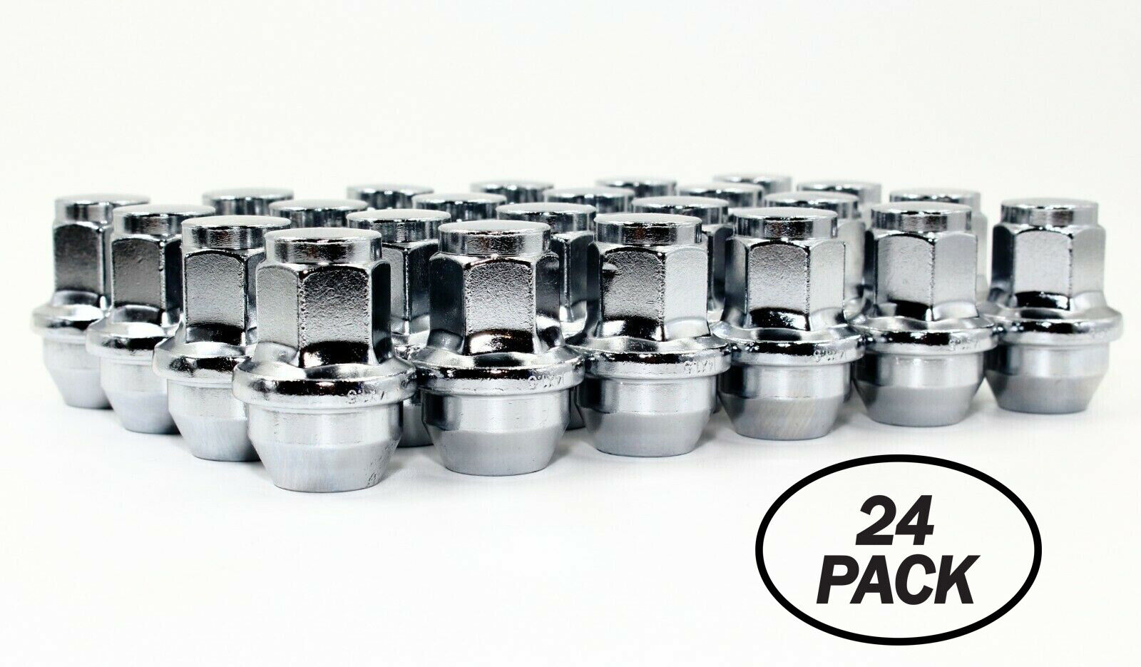 24 14x1.5 Chrome Factory Style Lug Nuts ACPZ-1012-B Ford F150 Expedition Transit