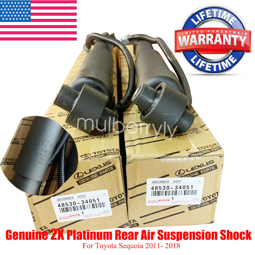 Genuine 2X Platinum Rear Shock Shocks Air Suspension For Toyota Sequoia 11- 18