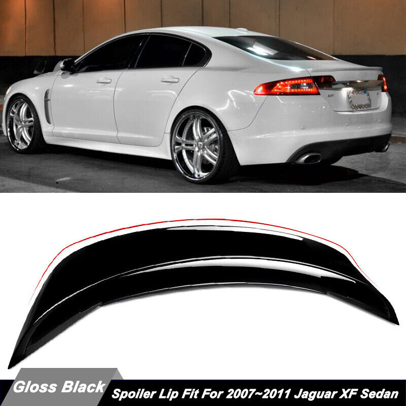 Gloss Black 2015 XFRS Style Rear Trunk Spoiler Wing Lip For 2009-2011 Jaguar XF