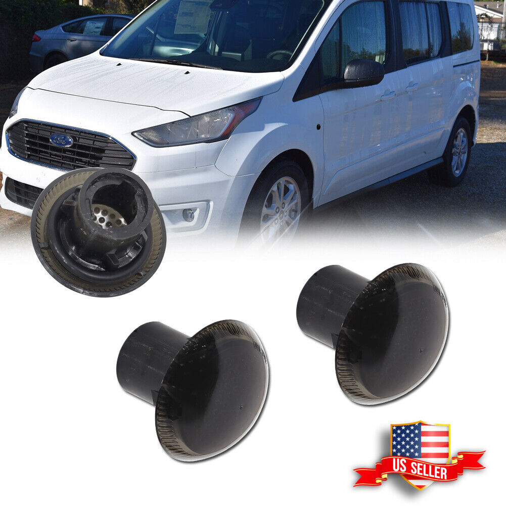 2PCS Smoked Side Fender Marker Repeater Light For 2010-2021 Ford Transit Connect