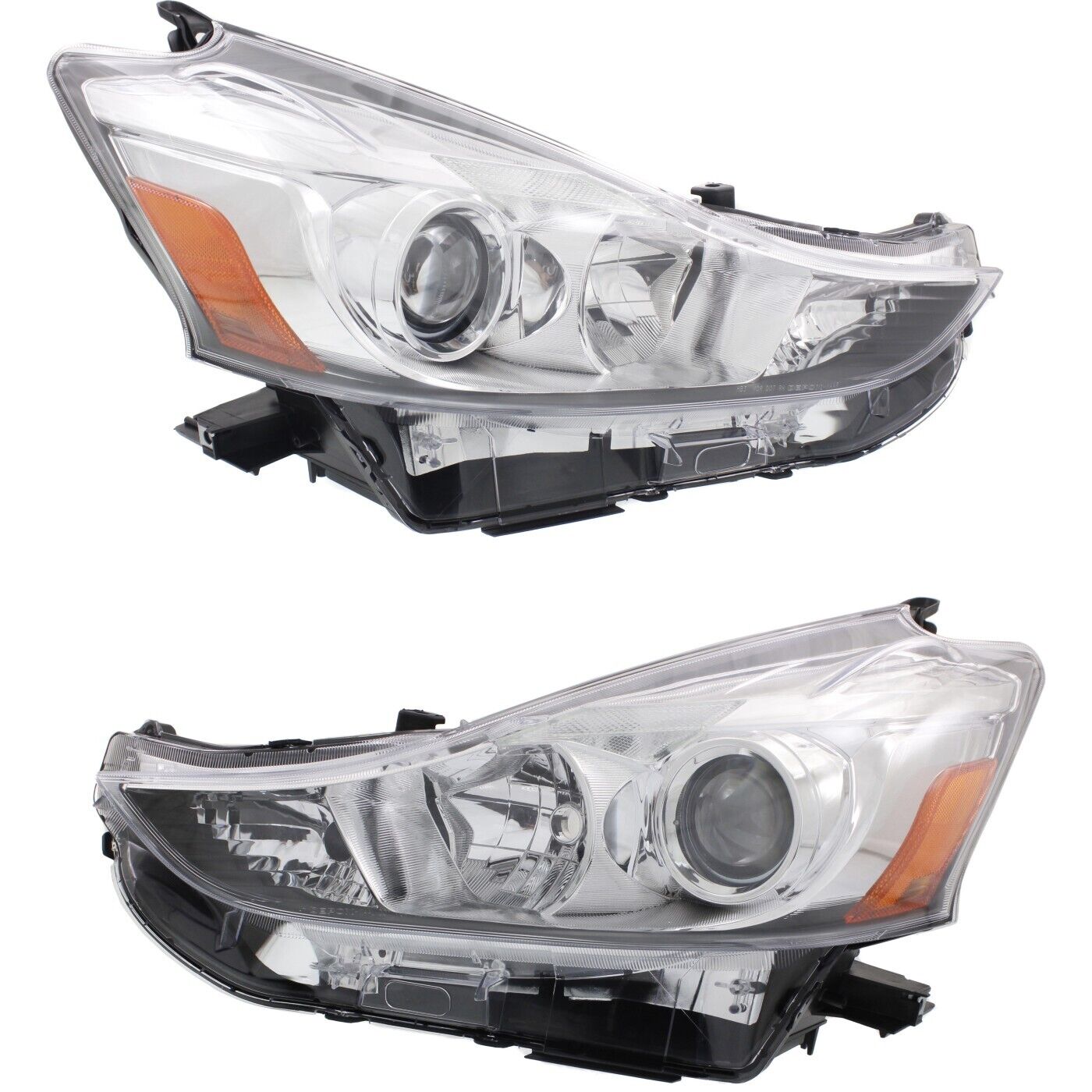 Headlight Set For 2015 2016 2017 Toyota Prius V Left and Right 2Pc