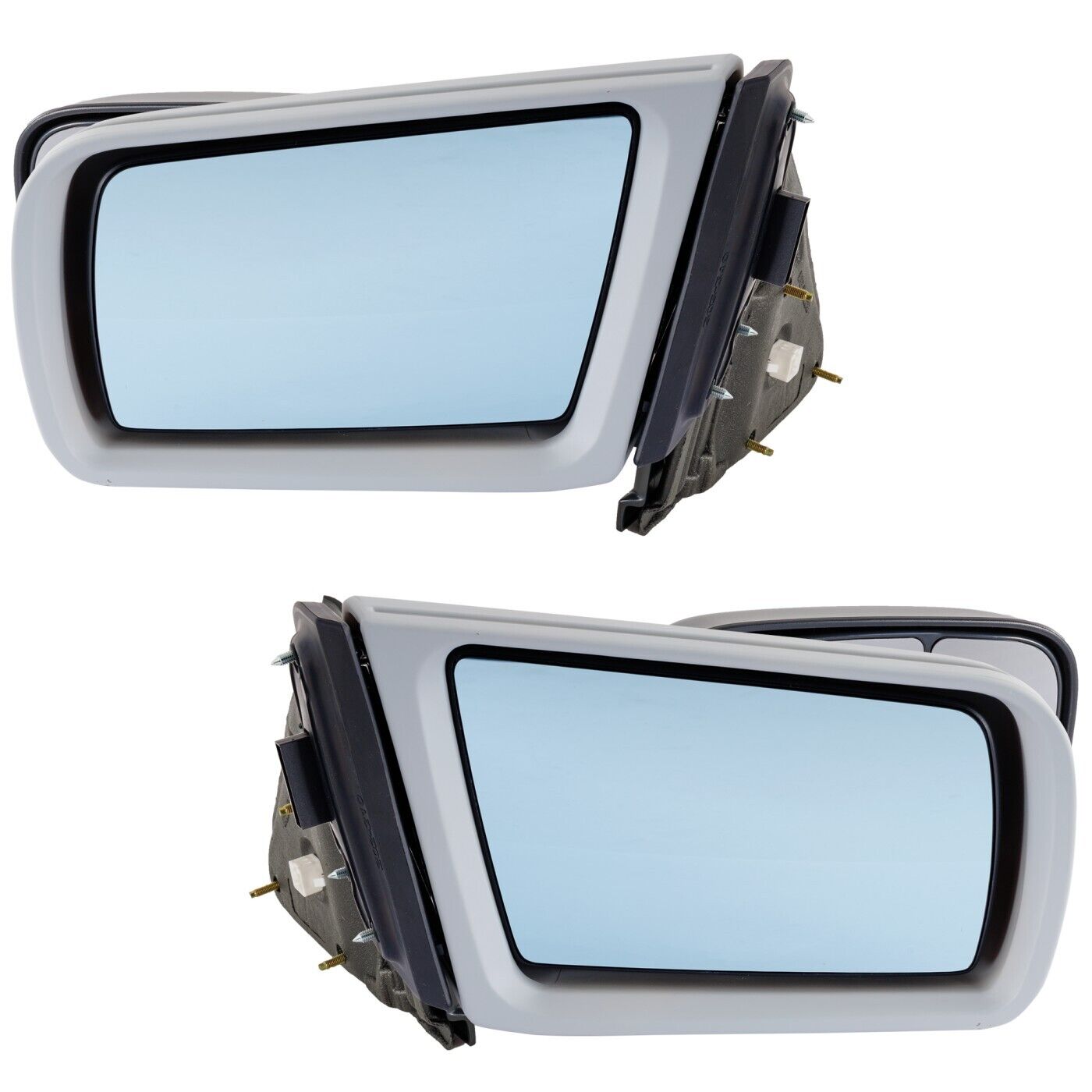 Mirror Set For 1994-2000 Mercedes Benz C280 Heated Manual Folding Left and Right