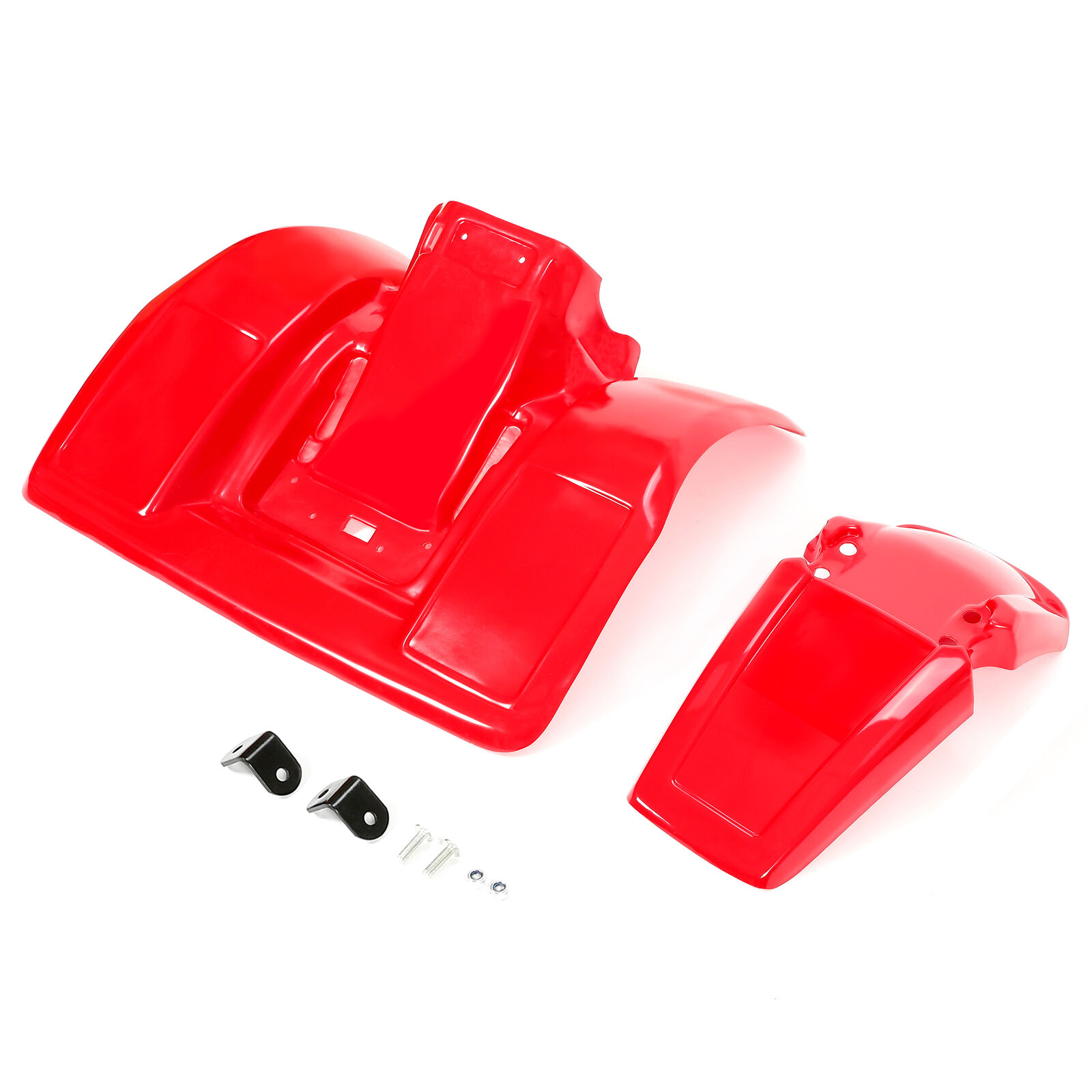 NEW FOR HONDA  ATC 250R 83 - 84 RED PLASTIC FRONT AND REAR FENDER SET