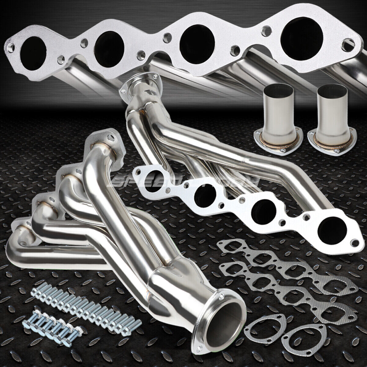 For Big Block 396/402/427/454/502 V8 Stainless Exhaust Manifold Shorty Header