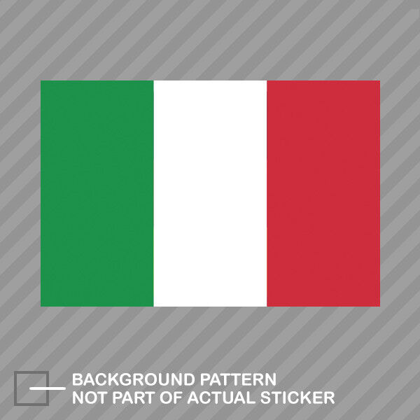 Italian Flag Sticker Decal Vinyl Italy