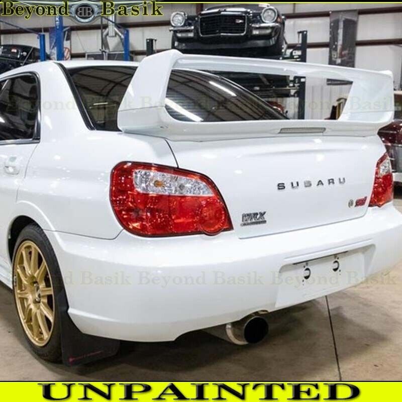 OE Style Trunk Spoiler Wing For 2002-2006 2007 Subaru Impreza WRX Sti UNPAINTED