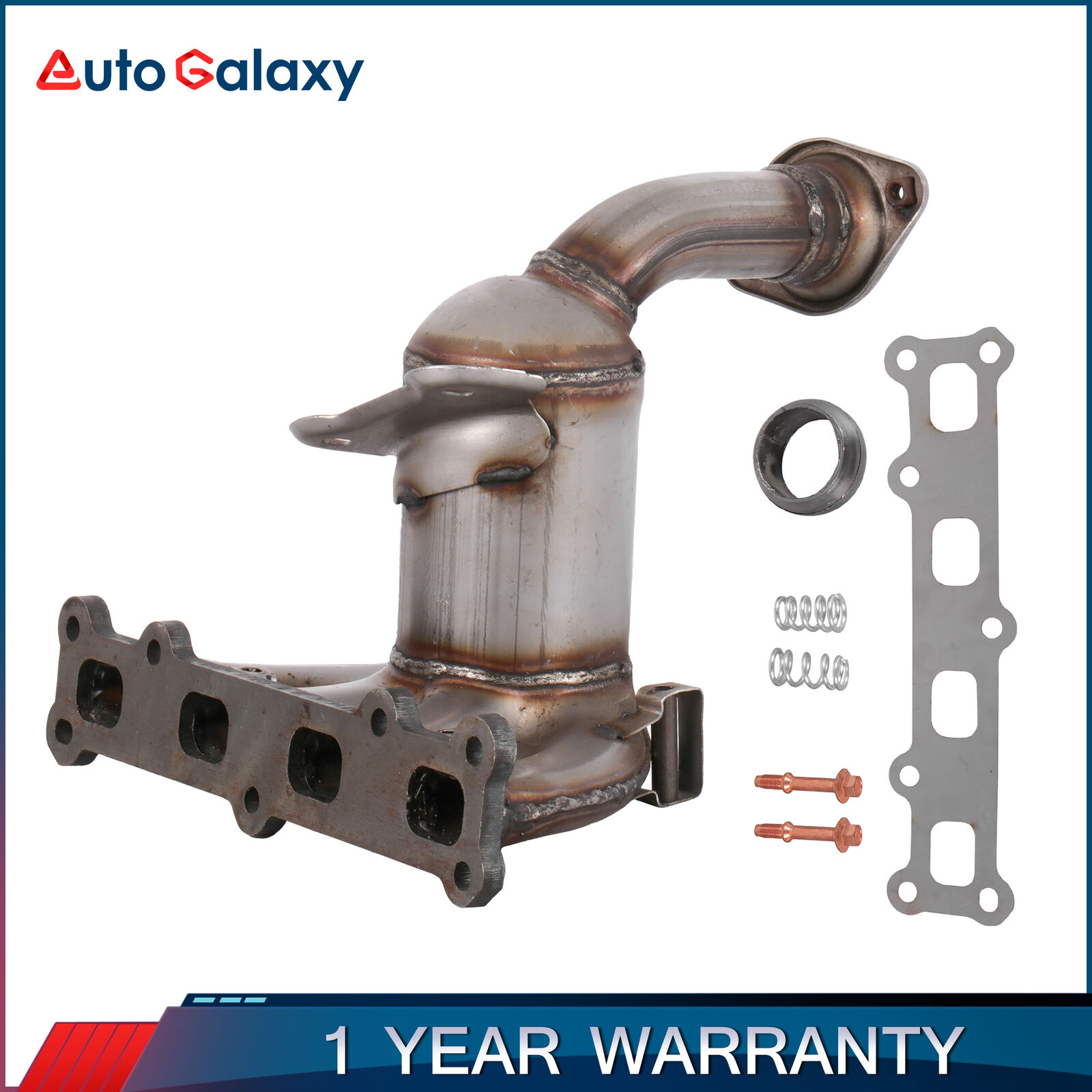 Exhaust Manifold Catalytic Converter For 2007-2017 Jeep Compass Patriot 2.4L 4WD
