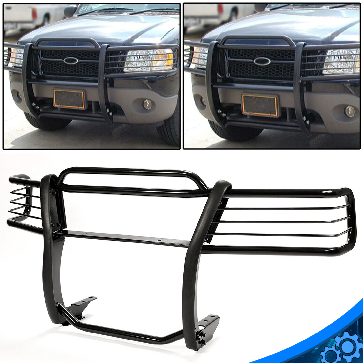 Fits 2002-2005 Ford Explorer 4DR 4-Door Grill Brush Guard Grille in black NEW