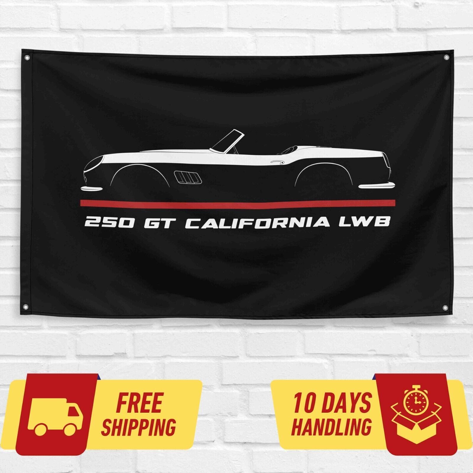 For Ferrari 250 GT California LWB 1957-1962 Enthusiast 3x5 ft Flag Gift Banner