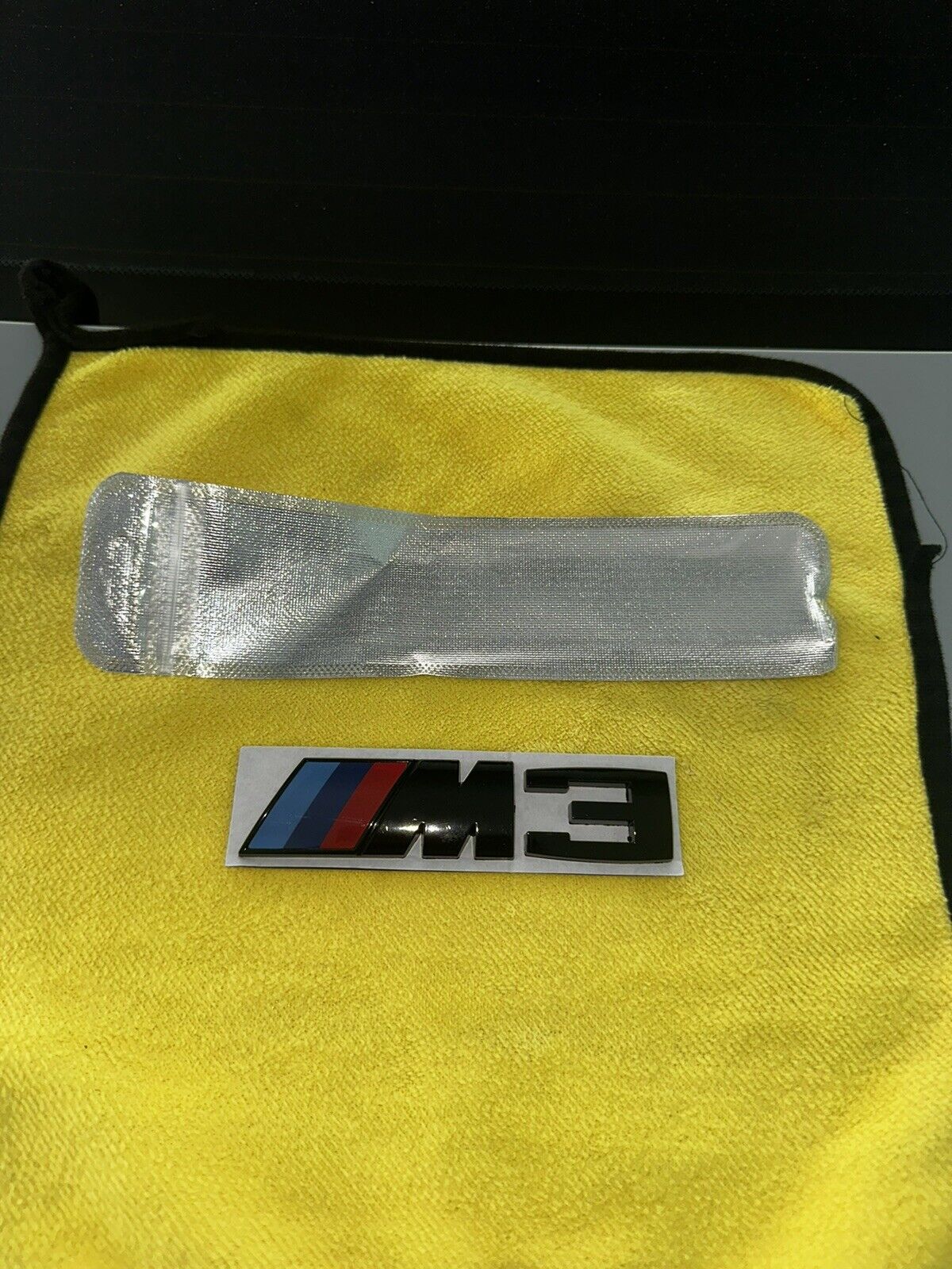 BMW F80 M3 Rear Trunk Gloss Black Competition Nameplate Emblem Badge Logo Sport