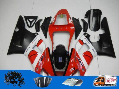 NT Red Black Injection Fairing Plastic Kit Fit for Yamaha YZF R1 2000-2001 f001