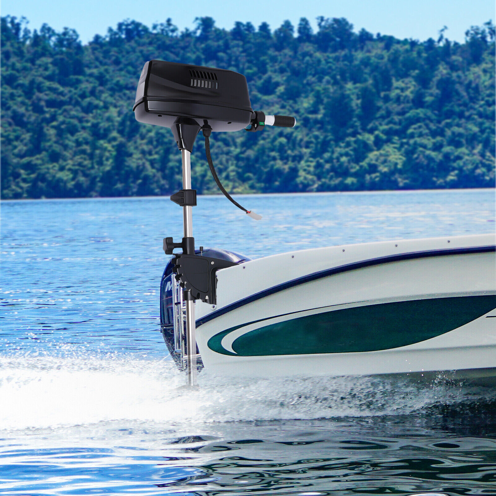 HANGKAI Outboard Motor 2 Stroke Fishing Boat Engine Water Cooling 2.3HP-18HP