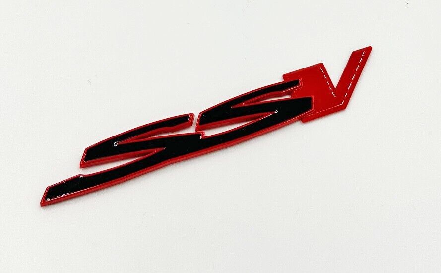 Chevy SS Commodore G8 Holden SSV Rear Trunk Lid Badge Emblem VE VF Red Black