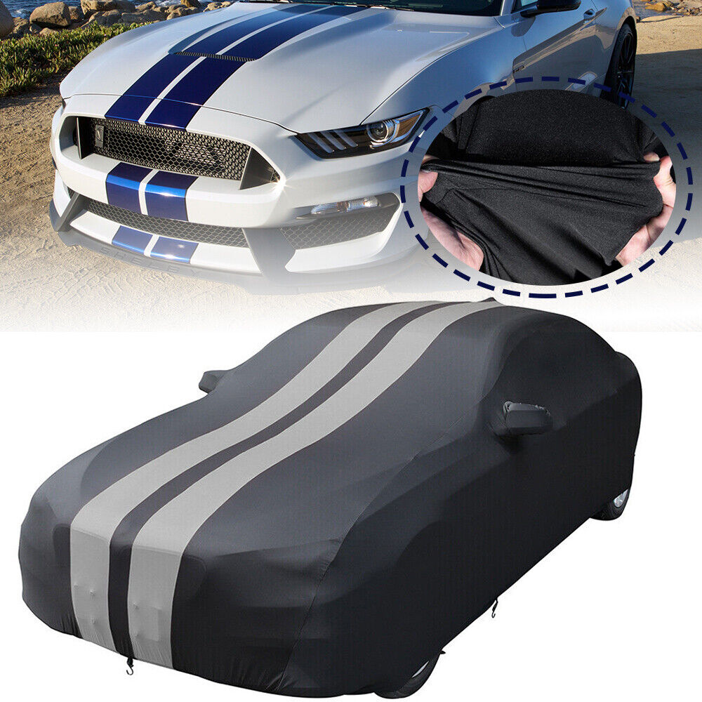 For Mustang Shelby GT350 GT350R GT350 Full Car Cover Indoor Stain Stretch Custom