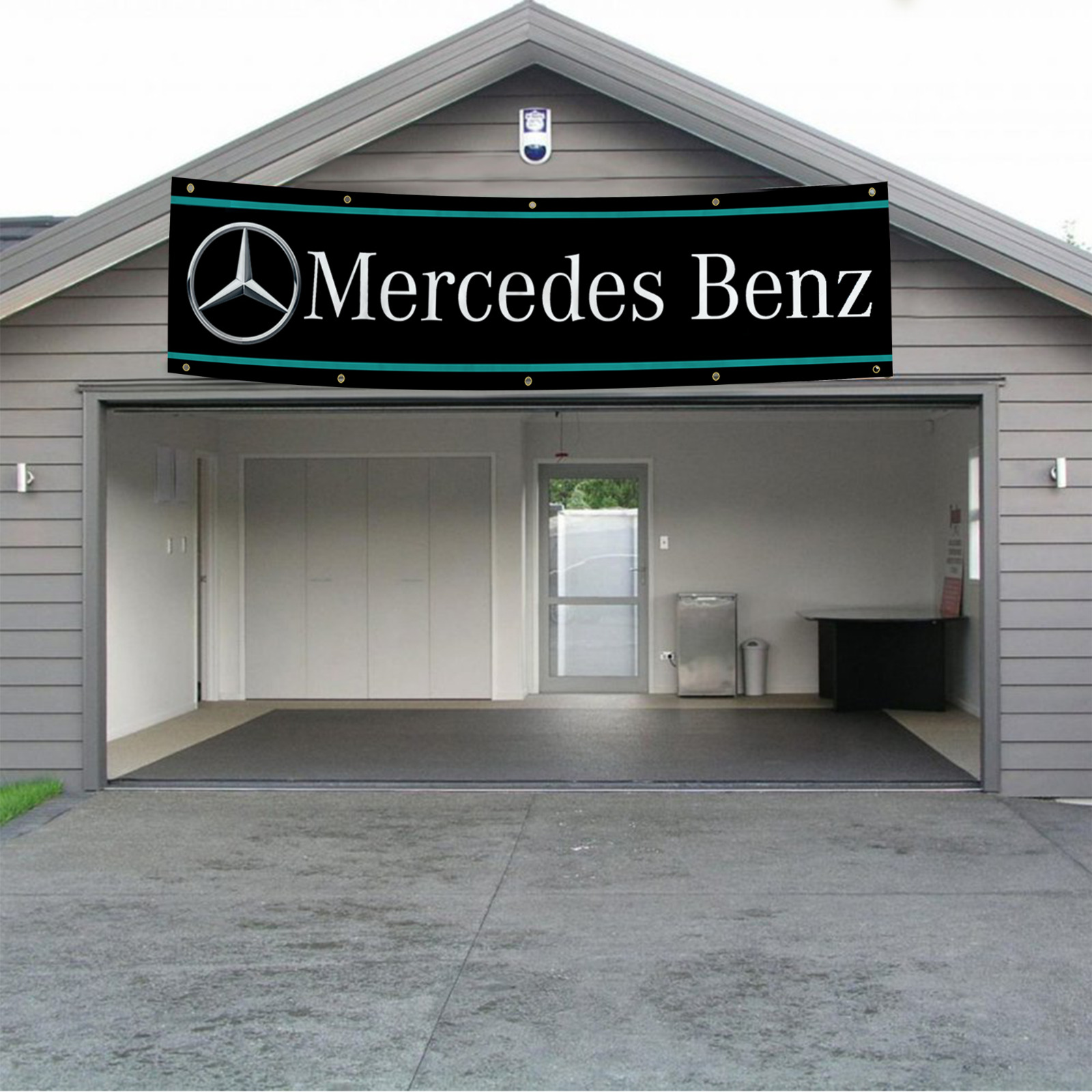 Mercedes Benz AMG 2x8 FT Banner Racing Flags Car Show Garage Wall Man Cave Decor
