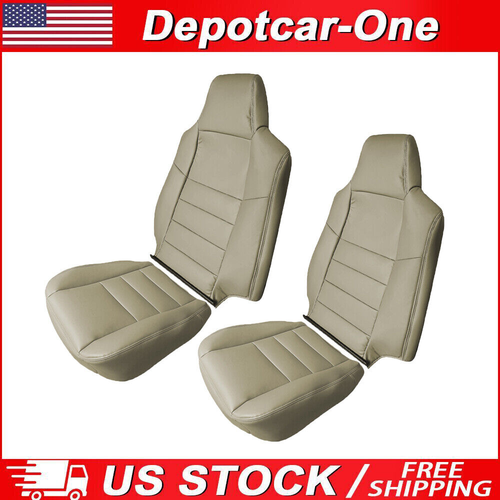 Super Duty Lariat Replacement Front Seat Covers Tan For Ford F250 F350 2002-2007