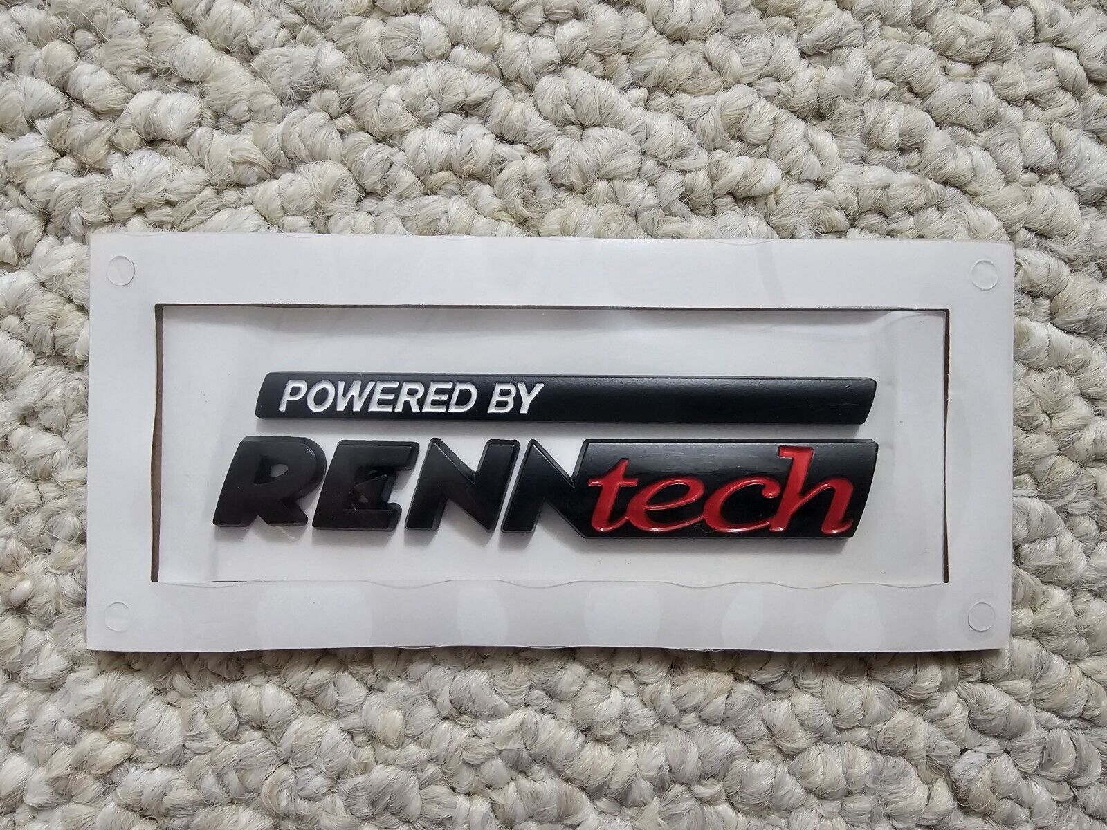 RENNtech Mercedes Powered By RENNtech 4 Inches Black
