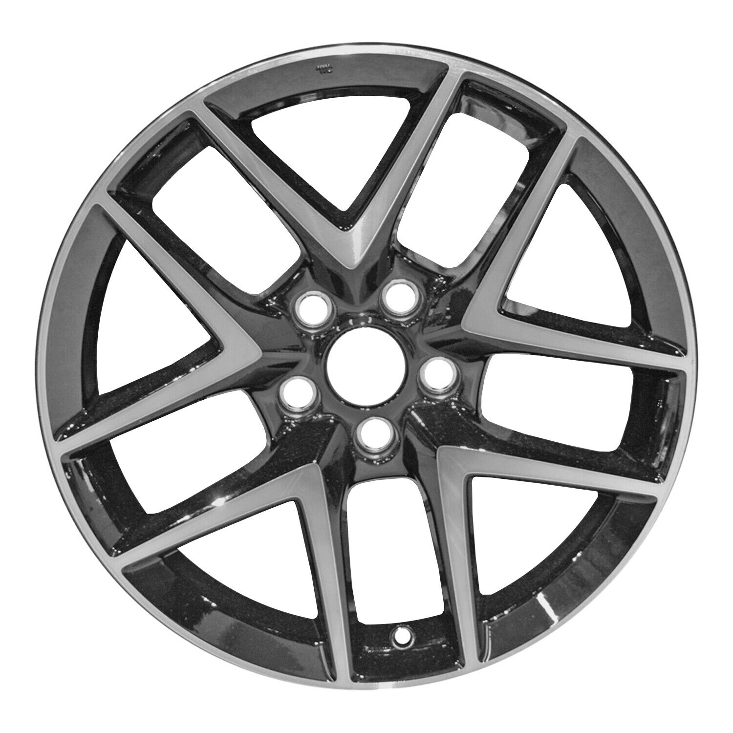 Refurbished 18x8 Machined Gloss Black Wheel fits 2022-2024 Honda Civic 560-95301