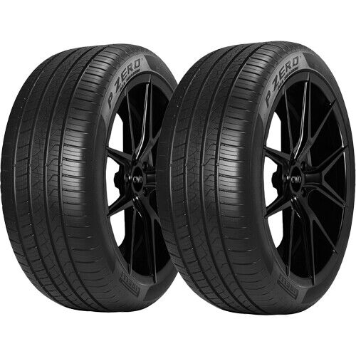 (QTY 2) 235/45R18 Pirelli P-Zero All Season 94V SL Black Wall Tires