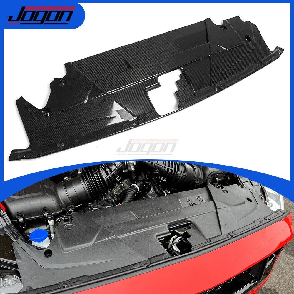 Real Carbon Engine Hood Panel Cover Trim For S650 Ford Mustang GT Dark Horse 24+