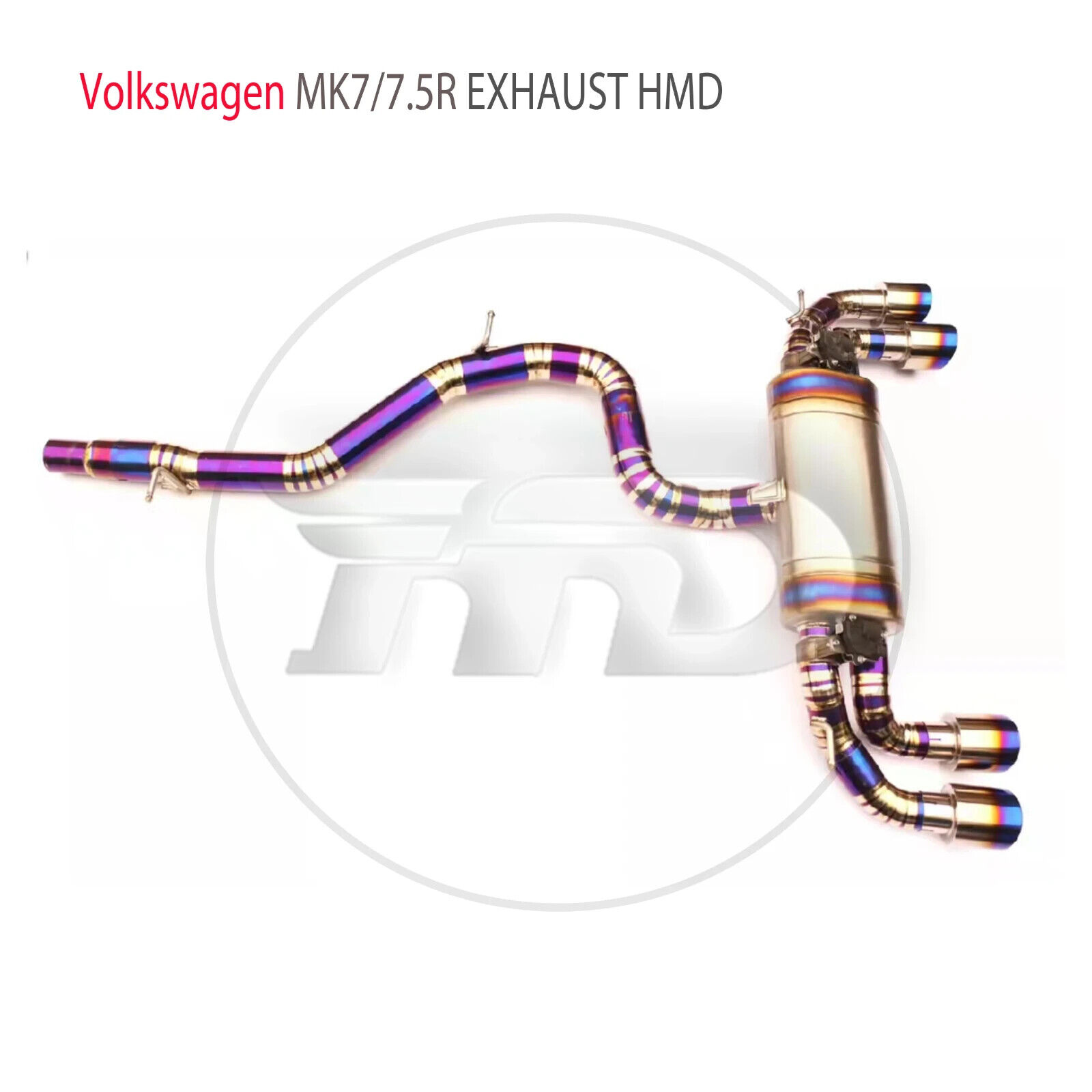 HMD Exhaust Pipe for Volkswagen Golf MK7R MK7.5R
