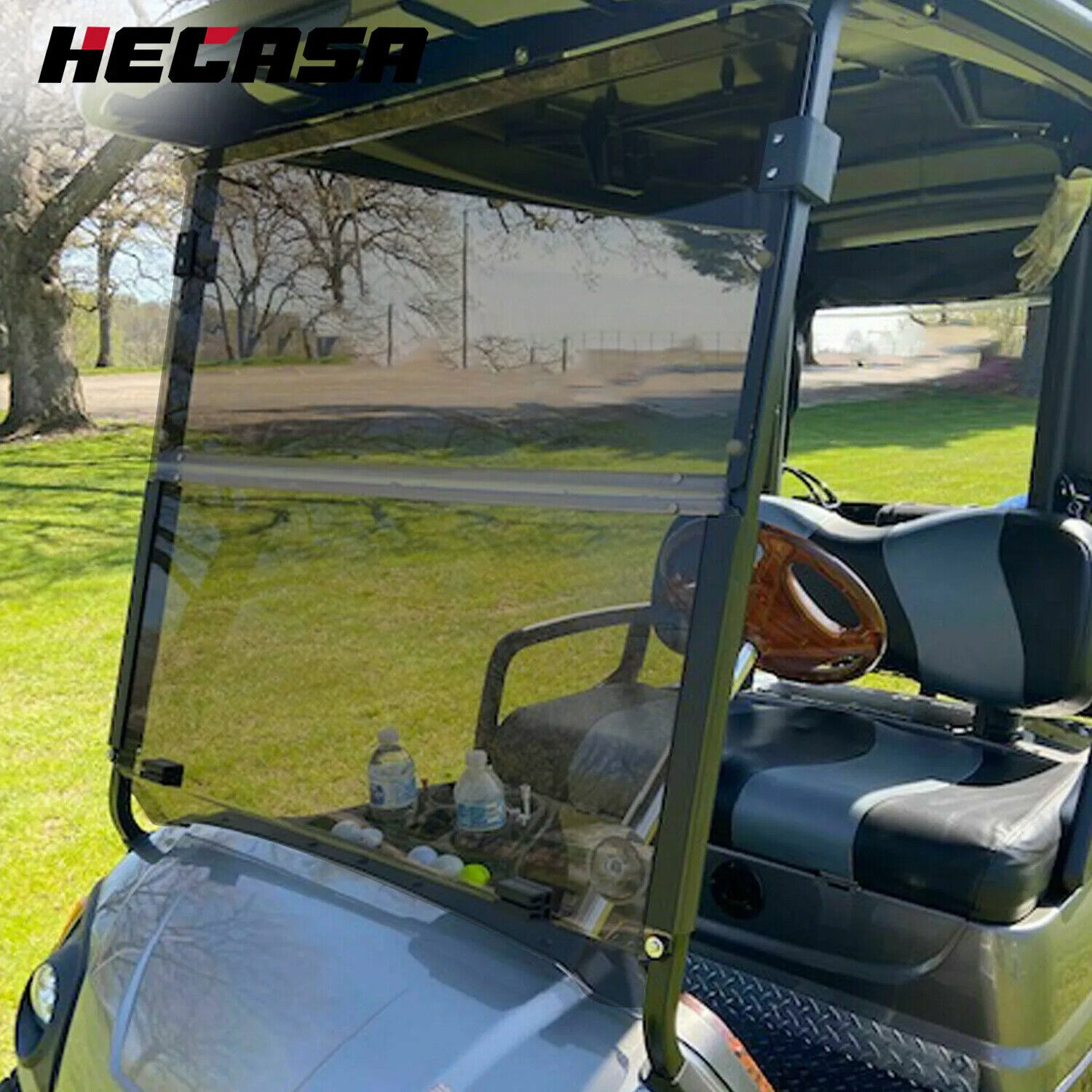 For Yamaha G29 DRIVE Tinted Golf Cart Windshield Folding (07-2016) High Quality