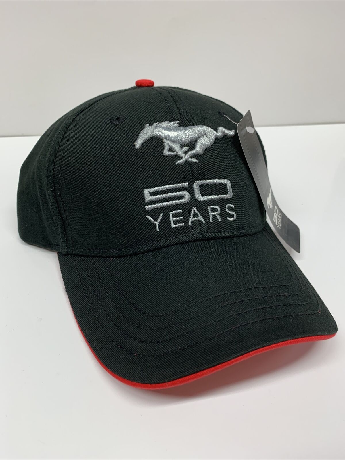 NEW FORD MUSTANG 50 YEARS EMBROIDERED CAP/HAT