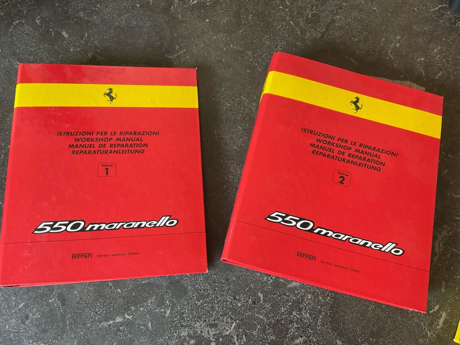 Ferrari 550 Maranello Complete Service Manual Circa 2000