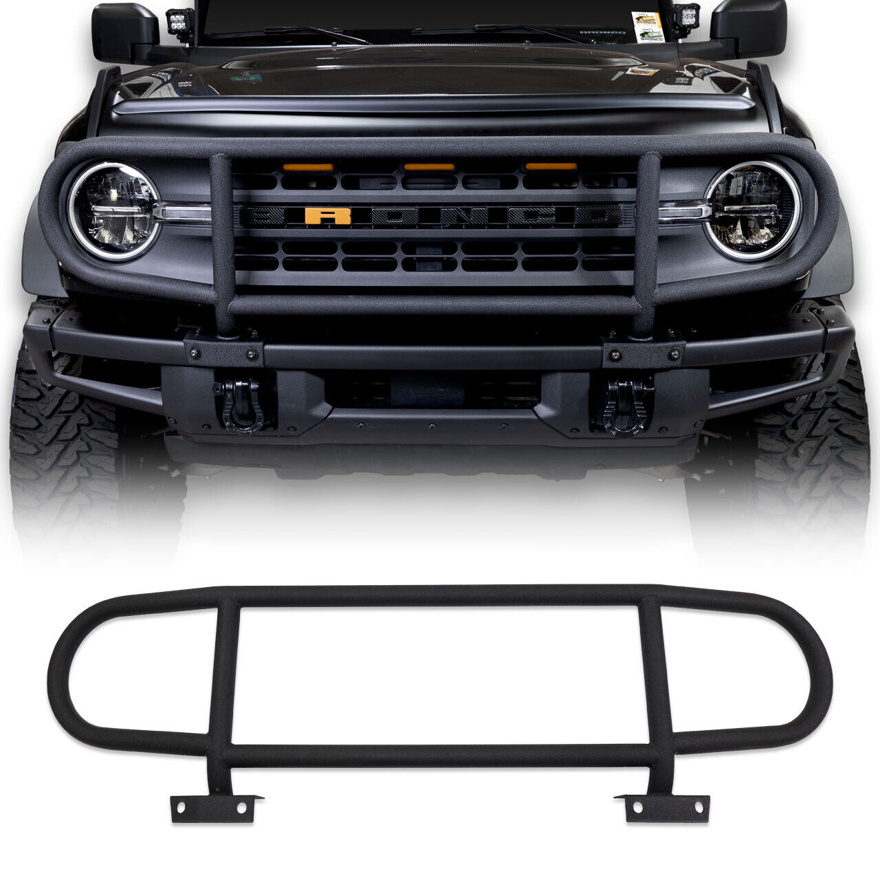 IAG I-Line Tall Bull Bar for Ford Bronco 2021+ with Modular Bumper 2 & 4 Door
